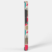 Kleurrijk abstract vormgrijppatroon samsung galaxy hoesje (Rechterkant)