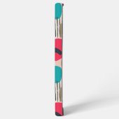 Kleurrijk abstract vormgrijppatroon samsung galaxy hoesje (Linkerkant)