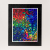 Kleurrijk Abstract vun hard moeilijk kleurrijk Legpuzzel (Verticaal)