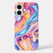 Kleurrijk Abstract wervelvloeistofpatroon Case-Mate iPhone Case (Achterkant)