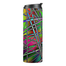 Kleurrijk Abstract zwart