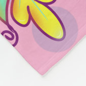 Kleurrijk Abstracte Kaleidoscoop Bloem Patroon Fleece Deken (Hoek)