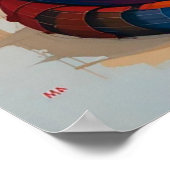 Kleurrijk Abstracte Kat Kunstwerk Poster (Hoek)