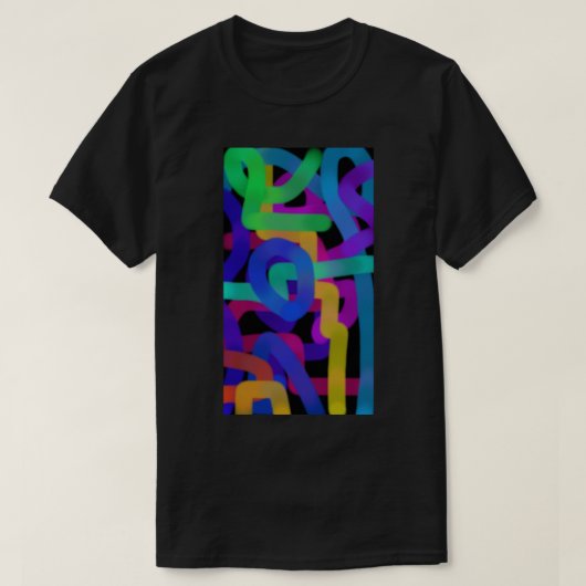 Kleurrijk Abstracte Kunst 17 T-shirt (Design voorkant)