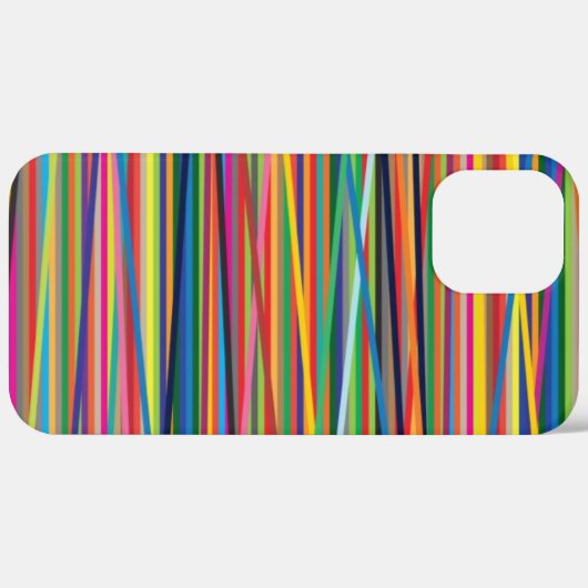 Kleurrijk abstracte strepen Case-Mate iPhone case (Achterkant (horizontaal))