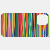 Kleurrijk abstracte strepen Case-Mate iPhone case (Achterkant / Rechts)