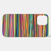 Kleurrijk abstracte strepen Case-Mate iPhone case (Achterkant (horizontaal))