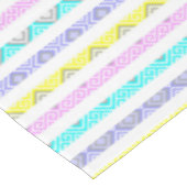 Kleurrijk abstracte strepen tafelkleed (Gekanteld)