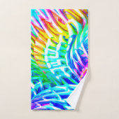 Kleurrijk abstractiepatroon bad handdoek (Handdoek)