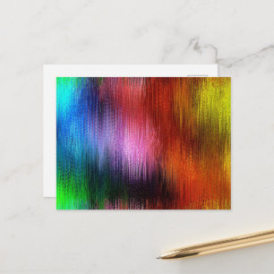 Kleurrijk achtergrondpatroon briefkaart
