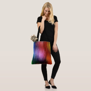 Kleurrijk achtergrondpatroon, tote bag