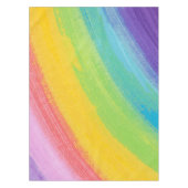 Kleurrijk acrylische Waterverf regenboogpatroon | Tafelkleed (Voorkant)