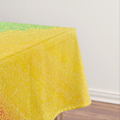 Kleurrijk acrylische Waterverf regenboogpatroon | Tafelkleed (Voorbeeld)