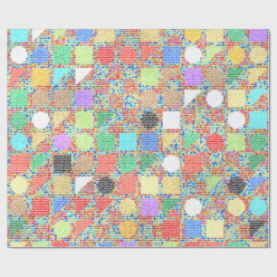 Kleurrijk Acrylschilderij Cadeaupapier