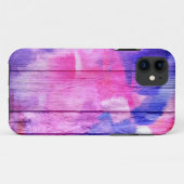 Kleurrijk acrylverf op hout #7 Case-Mate iPhone case (Achterkant (horizontaal))