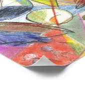 kleurrijk afbeelding poster (Hoek)