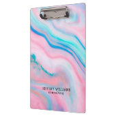 Kleurrijk afbeelding van faux-agatsteen klembord (Links)