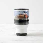 Kleurrijk Afbeelding van Waverley Paddle Steamer o Reisbeker (Center)