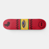 kleurrijk Afrikaans skateboard (Horizontaal)