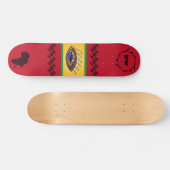  kleurrijk Afrikaans skateboard (Horizontaal)