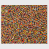 Kleurrijk Afrikaans weefsel - Naadloos patroon, du Cadeaupapier (Vlak)