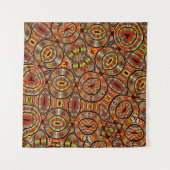 Kleurrijk Afrikaans weefsel - Naadloos patroon, du Wandkleed (Voorkant (horizontaal))