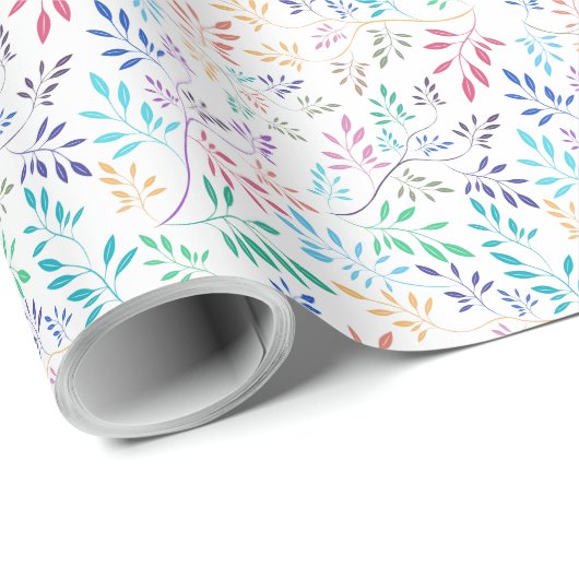 Kleurrijk afvalvat naadloos patroon cadeaupapier (Rol Hoek)