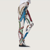 Kleurrijk Alfabet Leggings (Rechts)