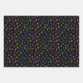 Kleurrijk alfabet terug naar school patroon inpakpapier vel (Voorkant)