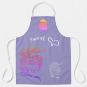 Kleurrijk all-over print Schort Snake Sweet Large (Voorkant)