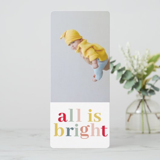 Kleurrijk alles is helder met foto | PRETTIGE FEES (Staand voorkant)