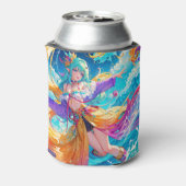 Kleurrijk/anime/cartoon Blikjeskoeler (Blikje Achterkant)