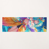 Kleurrijk/anime/cartoon Yogamat (Voorkant (horizontaal))