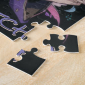 Kleurrijk/Anime/heks/Halloween Legpuzzel (Zijkant)