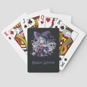 Kleurrijk/Anime/heks/Halloween Pokerkaarten