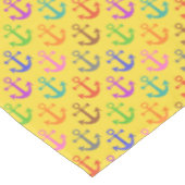 Kleurrijk anker patroonretro Nautical Tafelkleed (Gekanteld)