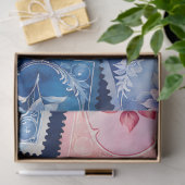 Kleurrijk Antiek Stamp Art Tissue Paper Tissuepapier (Geschenk)