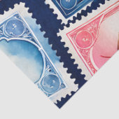 Kleurrijk Antiek Stamp Art Tissue Paper Tissuepapier (Detail)