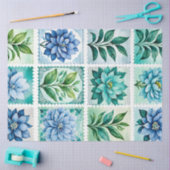 Kleurrijk Antiek Stamp Art Tissue Paper Tissuepapier (Craft)