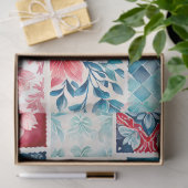 Kleurrijk Antiek Stamp Art Tissue Paper Tissuepapier (Geschenk)