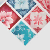 Kleurrijk Antiek Stamp Art Tissue Paper Tissuepapier (Detail)