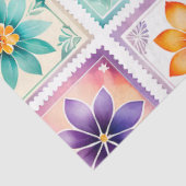 Kleurrijk Antiek Stamp Art Tissue Paper Tissuepapier (Detail)