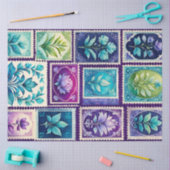 Kleurrijk Antiek Stamp Art Tissue Paper Tissuepapier (Craft)