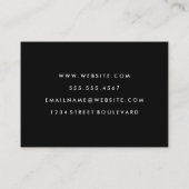 Kleurrijk Aquarel Verf Geborsteld Visitekaartje (Achterkant)