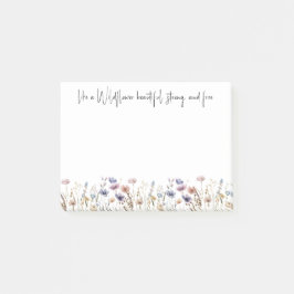 Kleurrijk Aquarel Wilde Bloem Post-it® Notes