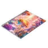 Kleurrijk Aquarium in helder en glanzend pastel Ro Notitieboek (Linkerzijde)