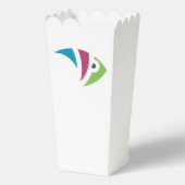 Kleurrijk aquarium vis illustratie ontwerp bedankdoosjes (Achterkant)