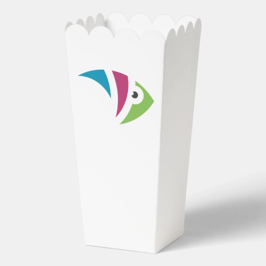 Kleurrijk aquarium vis illustratie ontwerp bedankdoosjes (Achterkant)