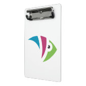 Kleurrijk aquarium vis illustratie ontwerp mini klembord (Angled2)