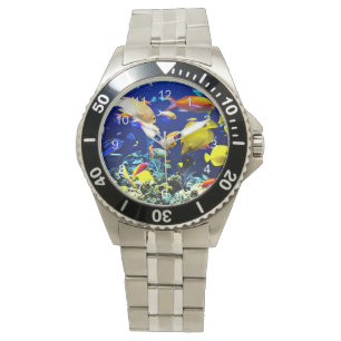 Kleurrijk aquatisch leven horloge